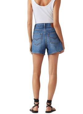 Jeansshorts Levis 80S Mom in Blau für Frauen