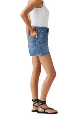 Jeansshorts Levis 80S Mom in Blau für Frauen