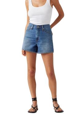 Jeansshorts Levis 80S Mom in Blau für Frauen