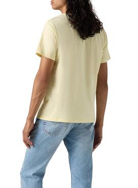 T-Shirt  Levis Grundlegendes gelbes  für Männer
