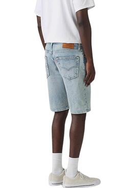 Bermuda Jeans Levis 405 Standard in heller Waschung für Männer.