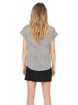 Shirt Only Hannover Frauen Schwarz-Weiß Print  