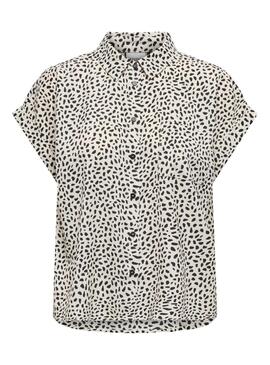 Shirt Only Hannover Frauen Schwarz-Weiß Print  
