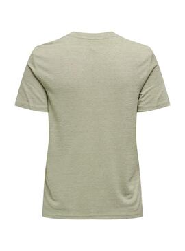  T-Shirt Only Charlotte Grünes  für Frauen.