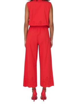 Hose Only Roxanne Culotte in Rot für Frauen