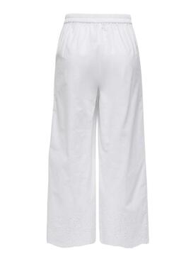 Hose Only Roxanne Culotte weiß für Damen