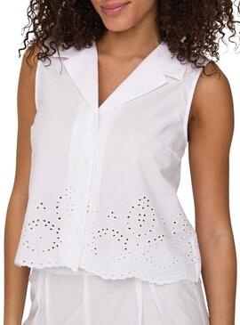 Bluse Only Roxanne Resort weiß für Frauen