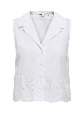 Bluse Only Roxanne Resort weiß für Frauen