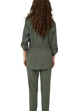 Jacke Only Aris Cargo Grün für Frauen