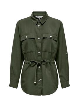 Jacke Only Aris Cargo Grün für Frauen