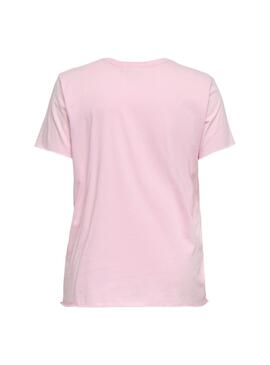  T-shirt Only Lucy Dreamer rosa Damen 