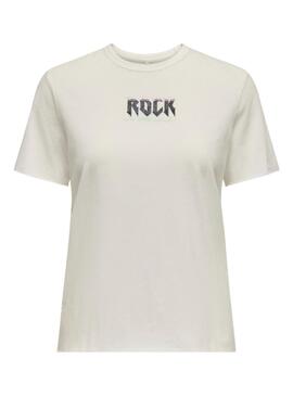 T-Shirt Only Lucy Rock beige für Damen