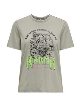 T-shirt Only Lucy Karma Grün für Frauen