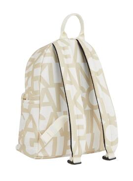 Rucksack Calvin Klein Jeans Monologo beige für Mädchen und Jungen