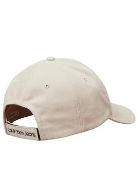 Kappe Calvin Klein Jeans Monogramm beige für Jungen und Mädchen