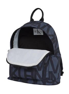 Rucksack Calvin Klein Jeans Monolog blau für Jungen und Mädchen.