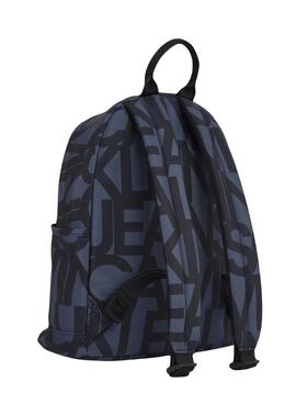 Rucksack Calvin Klein Jeans Monolog blau für Jungen und Mädchen.
