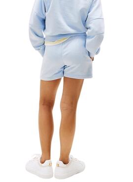 Kurze Hose Tommy Hilfiger Script blau für Mädchen.