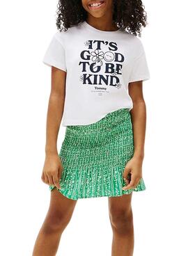T-Shirt Tommy Hilfiger Fun weiß für Mädchen