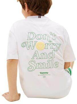T-Shirt Tommy Hilfiger Fun weiß für Jungen