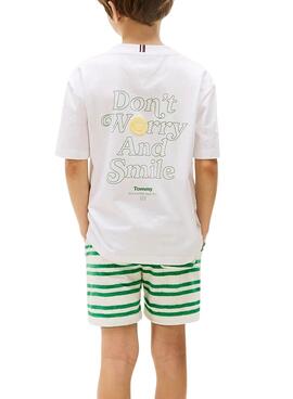 T-Shirt Tommy Hilfiger Fun weiß für Jungen
