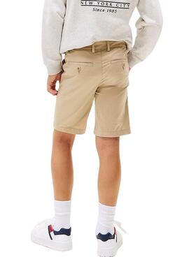 Bermudas Tommy Hilfiger 1985 beige Chinohose.