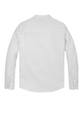 Hemd Tommy Hilfiger Herren Mao  weiß
