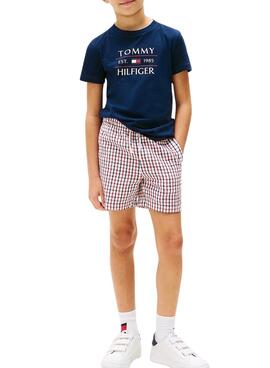 T-Shirt Tommy Hilfiger Flag blau für Jungen