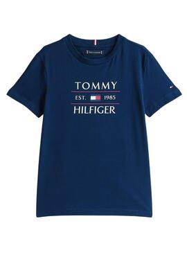 T-Shirt Tommy Hilfiger Flag blau für Jungen