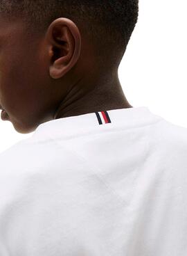 T-Shirt  Tommy Hilfiger Kinder   weiß