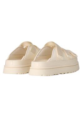 Sandalen UGG Goldenglow Slide beige für Frauen