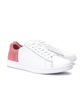 Sneaker Lacoste Carnaby Evo Weiß Pink Damen