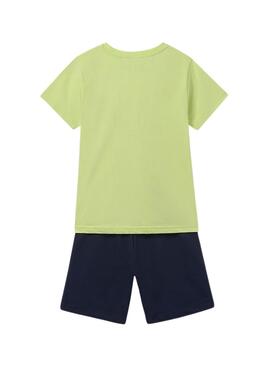 Set Mayoral  Bermuda und T-Shirt mit Jungen-Nachricht