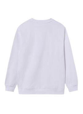 Sweatshirt Mayoral mit Reliefdruck in Weiß für Jungen