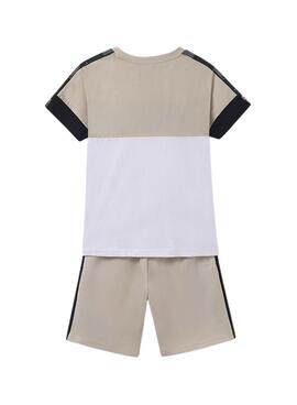 Set Mayoral Bermuda und  t-shirt  mit Streifen Kinder 