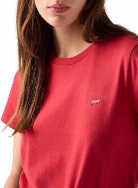 T-shirt Levis Perfect  in Rot für Frauen.