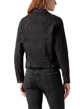 Jacket Original Levis Trucker  in Schwarz für Frauen