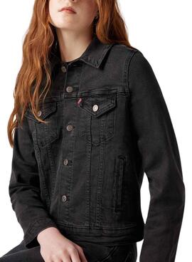 Jacket Original Levis Trucker  in Schwarz für Frauen
