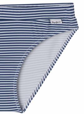 Bikini Pepe Jeans Streifen blau für Mädchen