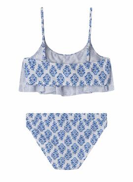 Bikini Pepe Jeans Sophie blau für Mädchen.