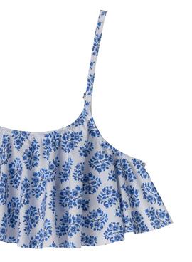 Bikini Pepe Jeans Sophie blau für Mädchen.