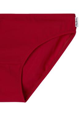 Bikini Pepe Jeans Logo Rot für Mädchen