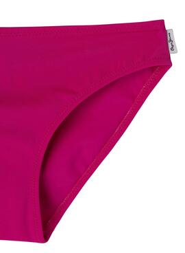 Bikini Pepe Jeans Set rosa fucsia für Mädchen.