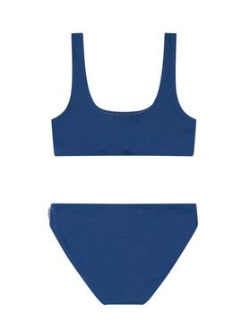 Bikini Pepe Jeans Logo blau für Mädchen