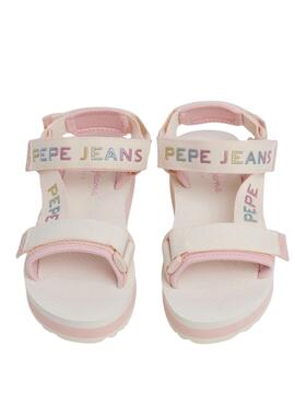 Sandalen Pepe Jeans Pool Fresh rosa  für Mädchen.