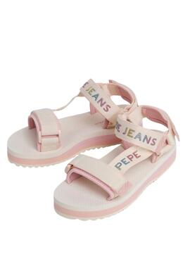 Sandalen Pepe Jeans Pool Fresh rosa  für Mädchen.