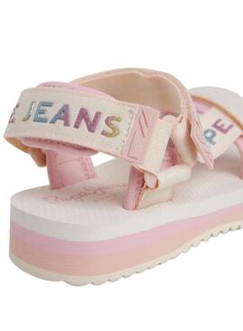 Sandalen Pepe Jeans Pool Fresh rosa  für Mädchen.