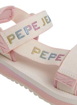 Sandalen Pepe Jeans Pool Fresh rosa  für Mädchen.
