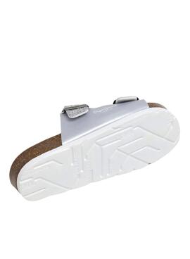 Sandalen Pepe Jeans  Oban in Silber für Mädchen.