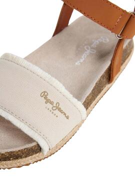 Sandalen Pepe Jeans Berlin Bass beige für Mädchen